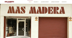 Desktop Screenshot of masmaderazaragoza.com