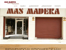 Tablet Screenshot of masmaderazaragoza.com